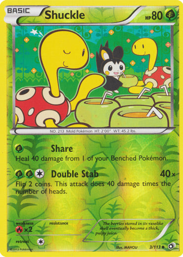 Shuckle - 3/113 - Uncommon - Reverse Holo | Legendary Treasures