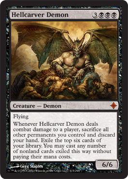 Hellcarver Demon - Foil | Rise of the Eldrazi
