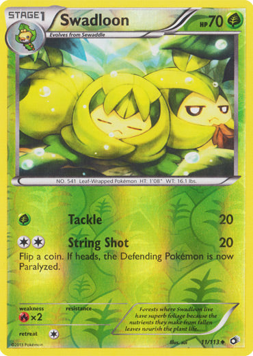 Swadloon - 11/113 - Uncommon - Reverse Holo | Legendary Treasures