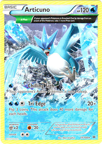 Articuno - 17/108 - Rare | XY - Roaring Skies