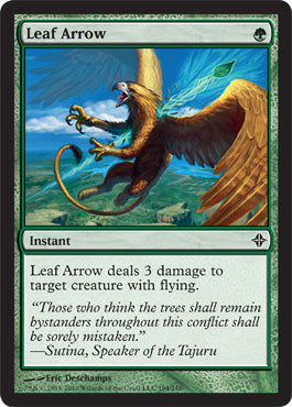 Leaf Arrow - Foil | Rise of the Eldrazi