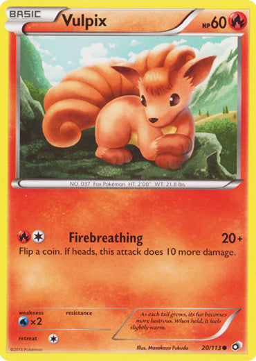 Vulpix - 20/113 - Common | Legendary Treasures