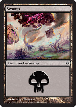 Swamp (240) - Foil | Rise of the Eldrazi