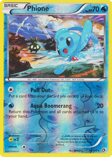 Phione - 36/113 - Rare - Reverse Holo | Legendary Treasures