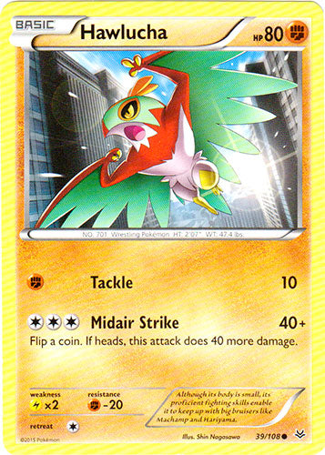 Hawlucha - 39/108 - Common | XY - Roaring Skies