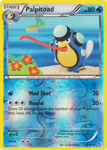 Palpitoad - 41/113 - Uncommon - Reverse Holo | Legendary Treasures