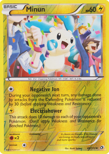 Minun - 48/113 - Uncommon - Reverse Holo | Legendary Treasures