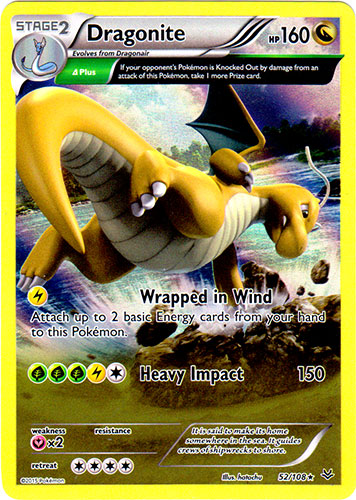 Dragonite - 52/108 - Holo Rare | XY - Roaring Skies