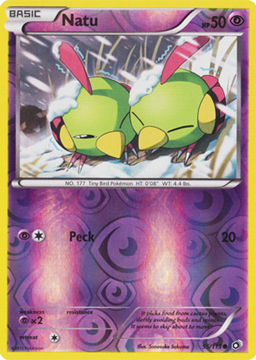 Natu - 55/113 - Common - Reverse Holo | Legendary Treasures