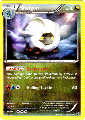 Shelgon - 56/108 - Uncommon | XY - Roaring Skies