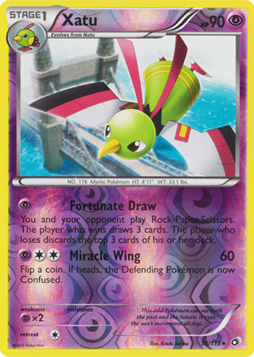 Xatu - 56/113 - Rare - Reverse Holo | Legendary Treasures