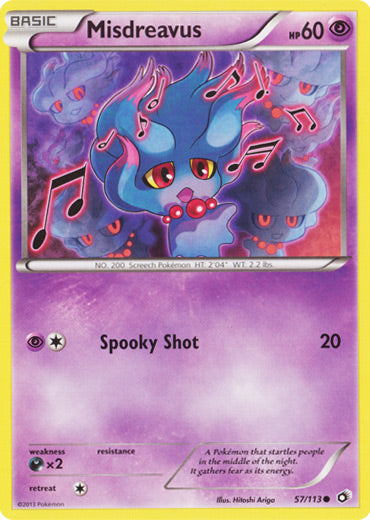 Misdreavus - 57/113 - Common | Legendary Treasures