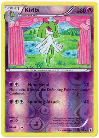 Kirlia - 60/113 - Uncommon - Reverse Holo | Legendary Treasures
