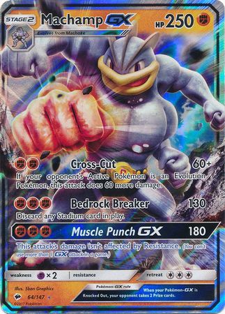 Machamp GX - 64/147 - Ultra Rare | SM -  Burning Shadows