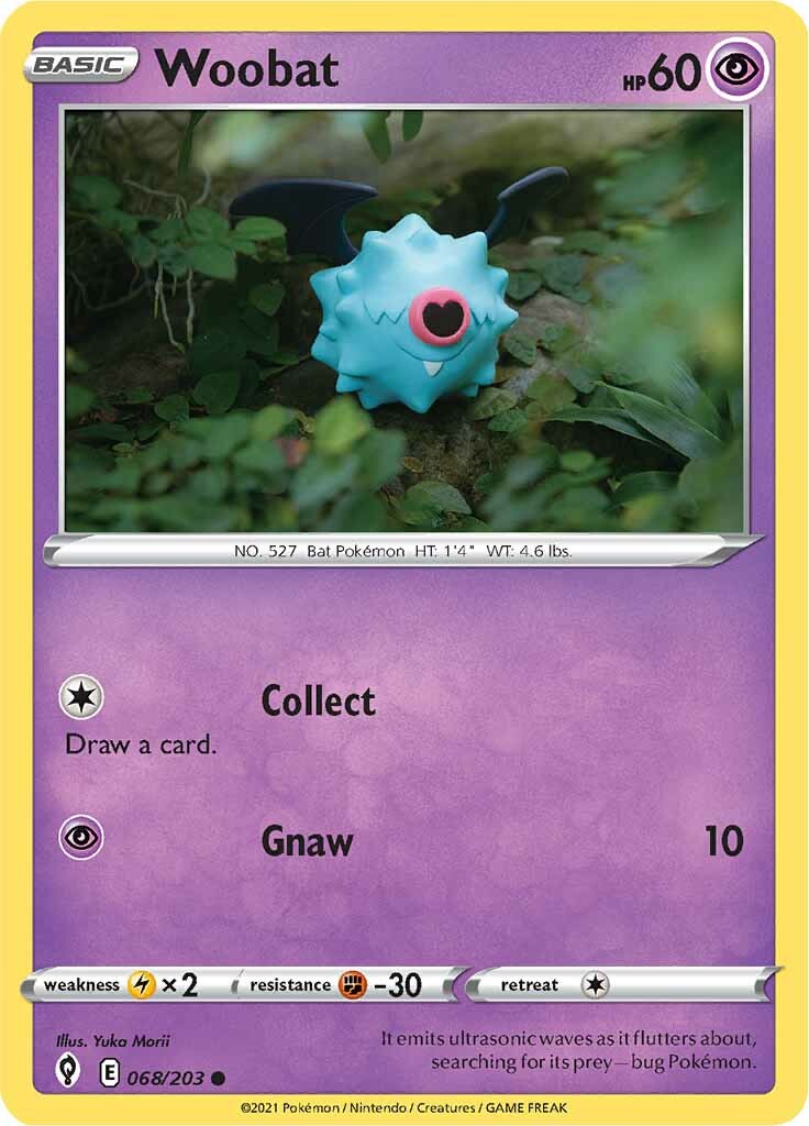 Woobat - 068/203 - Common | SWSH - Evolving Skies