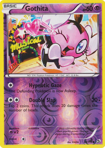 Gothita - 69/113 - Common - Reverse Holo | Legendary Treasures