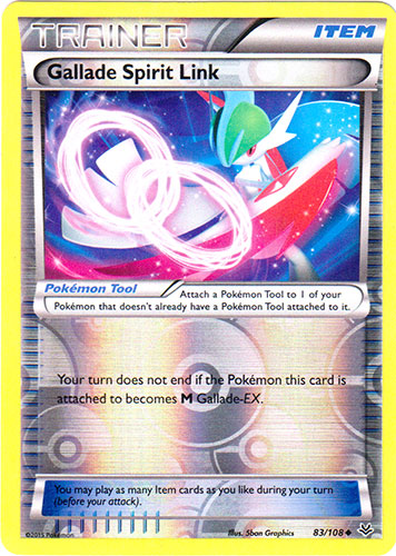 Gallade Spirit Link - 83/108 - Reverse Holo | XY - Roaring Skies