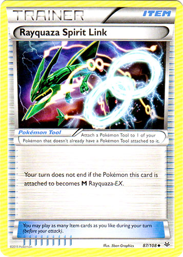 Rayquaza Spirit Link - 87/108 - Uncommon | XY - Roaring Skies