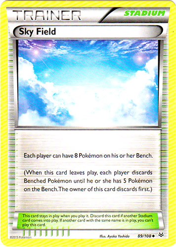 Sky Field - 89/108 - Uncommon | XY - Roaring Skies