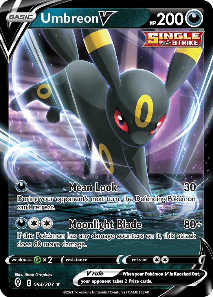 Umbreon V - 094/203 - Ultra Rare | SWSH - Evolving Skies