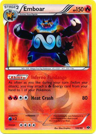 Emboar - 100/99 - Secret Rare | BW - Next Destinies