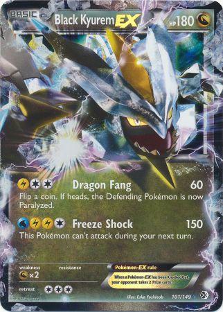 Black Kyurem-EX - 101/149 - Rare Holo EX | BW - Boundaries Crossed