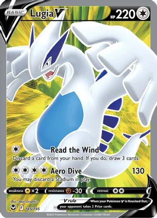 Lugia V (Full Art) - 185/195 - Ultra Rare | SWSH - Silver Tempest