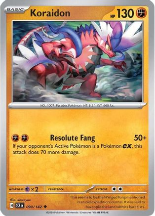 Koraidon - 090/142 - Uncommon - Reverse Holo | SV - Stellar Crown