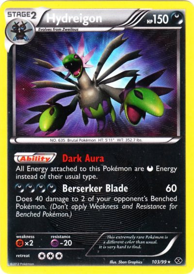 Hydreigon - 103/99 - Secret Rare | BW - Next Destinies