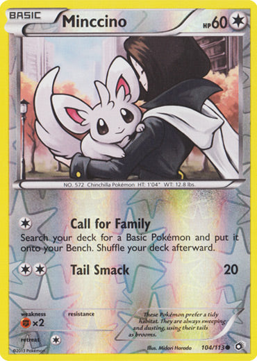 Minccino - 104/113 - Common - Reverse Holo | Legendary Treasures