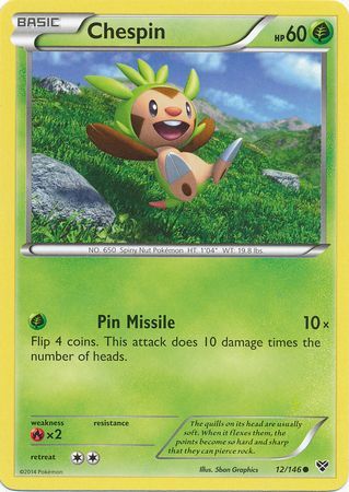 Chespin - 12/146 - Common | XY - Base Set