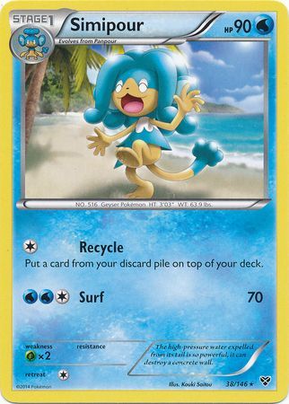 Simipour - 38/146 - Rare | XY - Base Set