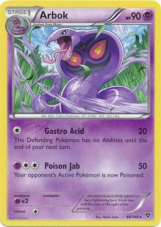 Arbok - 48/146 - Rare | XY - Base Set