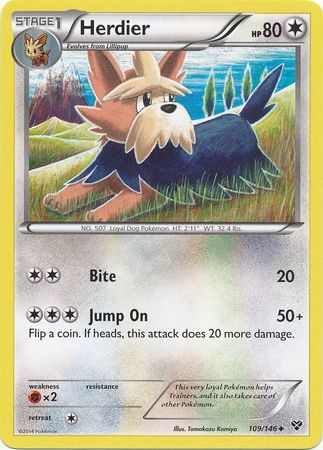 Herdier - 109/146 - Uncommon | XY - Base Set