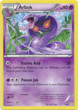 Arbok - 3/30 | XY Trainer Kit: Sylveon & Noivern