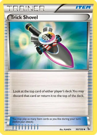 Trick Shovel - 98/106 - Uncommon - Reverse Holo | XY - Flashfire
