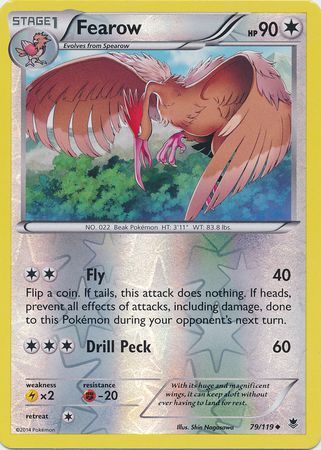 Fearow - 79/119 - Uncommon - Reverse Holo | XY - Phantom Forces