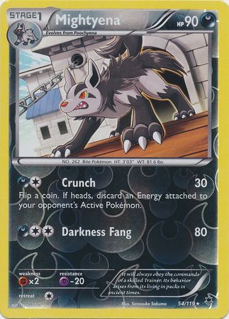 Mightyena - 54/119 - Rare - Reverse Holo | XY - Phantom Forces