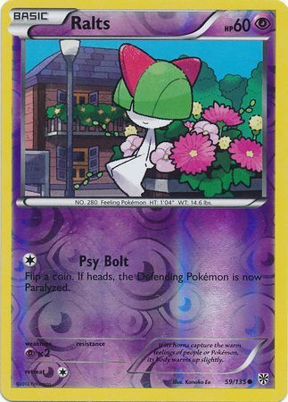 Ralts - 59/135 - Common - Reverse Holo | BW Plasma Storm