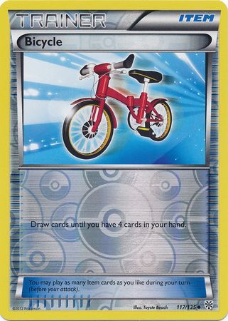 Bicycle - 117/135 - Uncommon - Reverse Holo | BW Plasma Storm