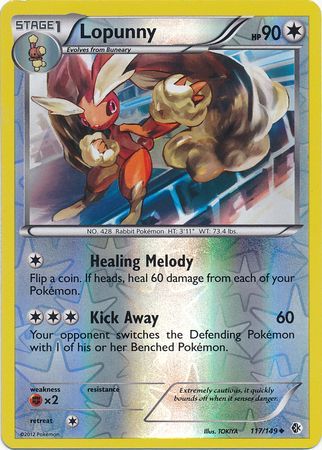 Lopunny - 117/149 - Uncommon - Reverse Holo | BW - Boundaries Crossed