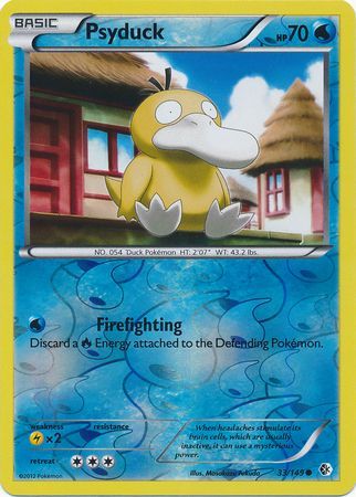 Psyduck - 33/149 - Common - Reverse Holo | BW - Boundaries Crossed