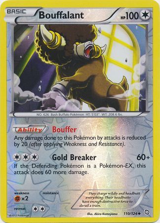 Bouffalant - 110/124 - Uncommon - Reverse Holo | BW - Dragons Exalted