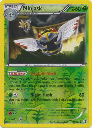 Ninjask - 11/124 - Uncommon - Reverse Holo | BW - Dragons Exalted