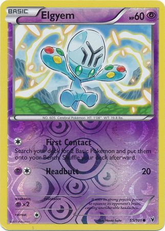 Elgyem - 55/101 - Common - Reverse Holo | BW - Noble Victories