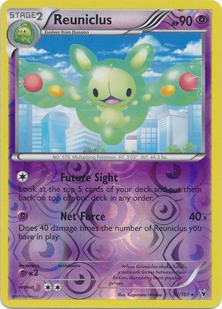 Reuniclus - 52/101 - Rare - Reverse Holo | BW - Noble Victories