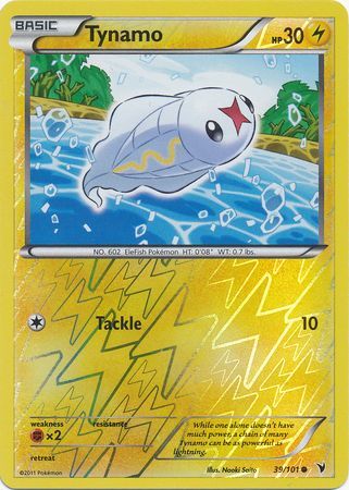 Tynamo - 39/101 - Common - Reverse Holo | BW - Noble Victories