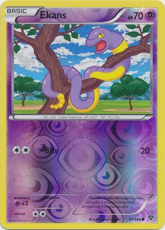 Ekans - 47/146 - Common - Reverse Holo | XY - Base Set
