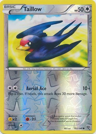 Taillow - 102/146 - Common - Reverse Holo | XY - Base Set