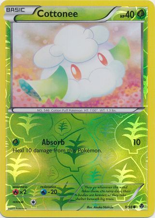 Cottonee - 9/98 - Common - Reverse Holo | Emerging Powers